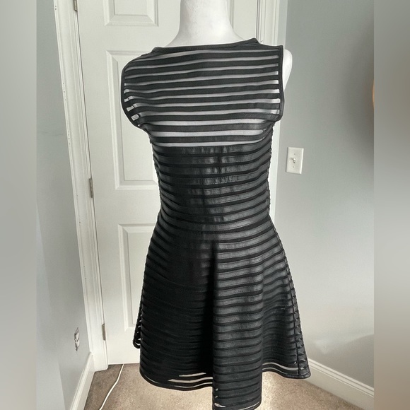 Black Leather Dress size small by Parker - Picture 2 of 2